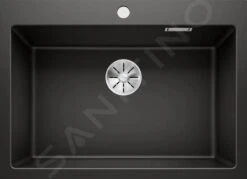Blanco Pleon 8 - Fregadero De Silgranite, 700x510 Mm, Negro 525957