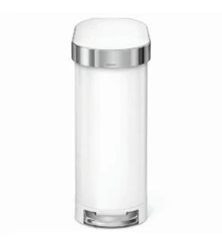 Simplehuman Cubos De Basura - Cubo De Basura Slim 45 L, Blanco CW2069 -Blanco 7e9e5db7455ab945b79d3b8c