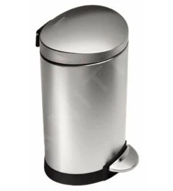 Simplehuman Cubos De Basura - Cubo De Basura 6 L, Acero Inoxidable Cepillado CW1834CB -Blanco 81c89f83823ad42f485f3e99