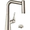 Hansgrohe M71 - Grifo De Fregadero M7120-H220 Con Ducha Extraíble, Instalación De 2 Orificios, SBOX, Aspecto De Acero Inoxidable 73805800 -Blanco 83cb66bc5b7b9078d9b48190