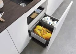 Blanco Select - Cubo De Basura Empotrado, Con Compartimento, Capacidad 49 L 526208 -Blanco 859b567be05e2c2d7cb3c3a3