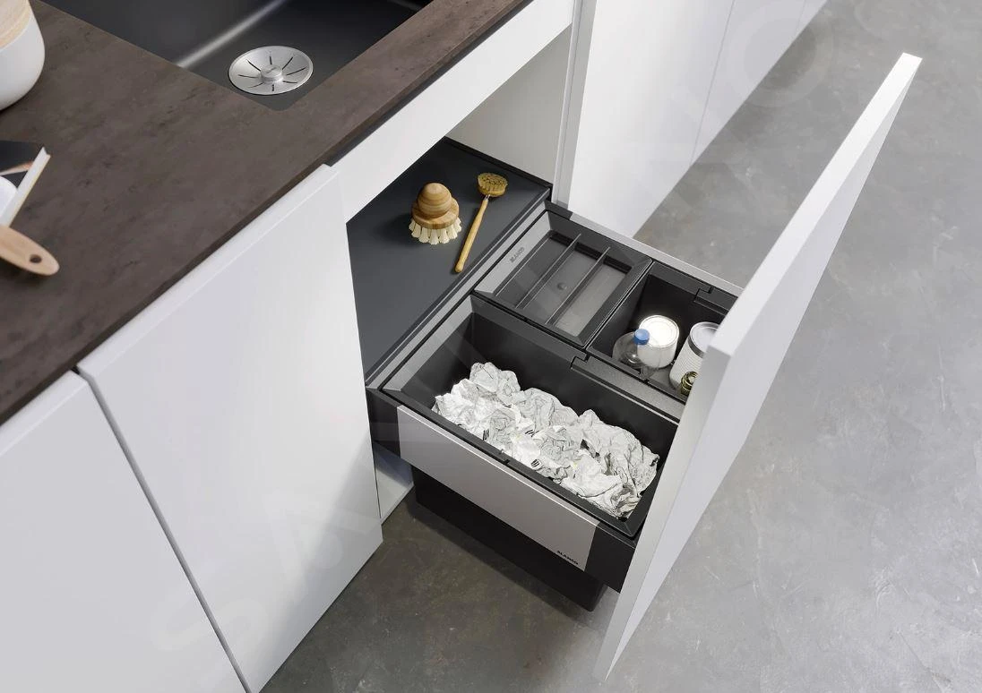 Blanco Select - Papelera Incorporada, Dividida, Volumen 35 L 526202 5 Blanco Select - Papelera Incorporada, Dividida, Volumen 35 L 526202 - Imagen 3