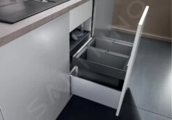 Blanco Flexon II - Cubo De Basura Extraíble, Capacidad 38 L 521469 -Blanco 87d9e685b96613ec56337324