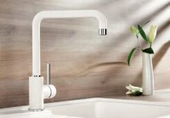 Blanco Mili - Grifo De Fregadero, Blanco 523107 -Blanco 894b4ae668a2e01b51aa6e72