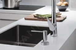Hansgrohe Accesorios - Dispensador De Jabón Líquido, Cromo 40448000 -Blanco 8e2bff844d07c32c56ac781e