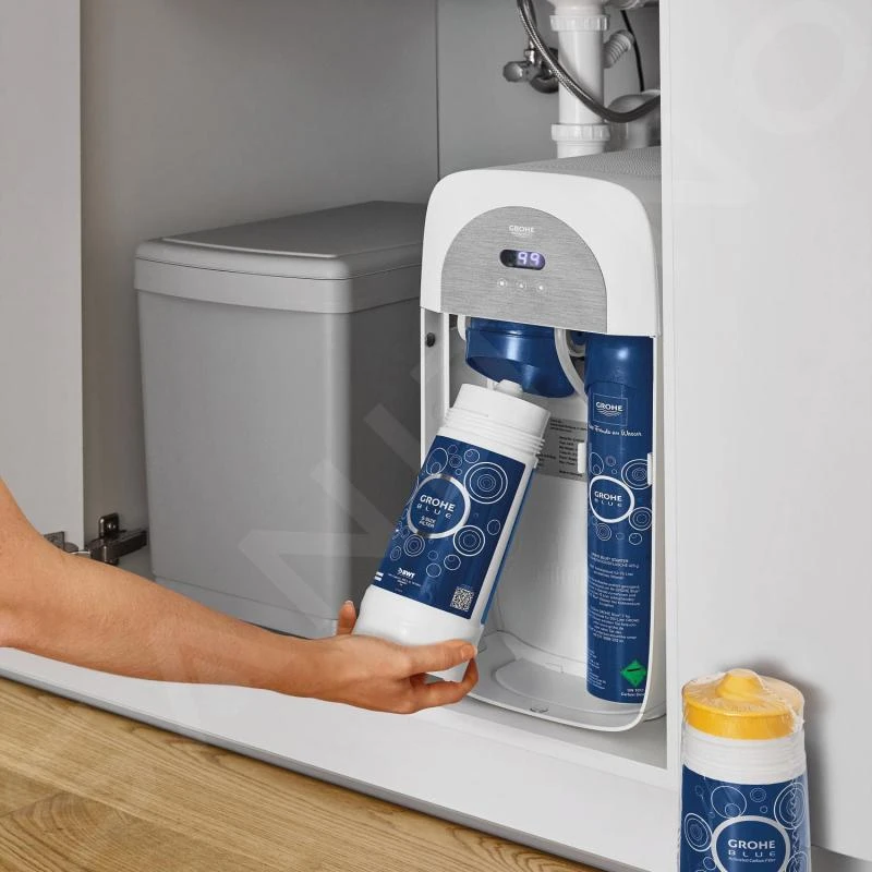 Grohe Blue Home - Grifo De Fregadero Con Refrigerador De Agua Y Filtro, Hard Graphite Cepillado 31455AL1 7 Grohe Blue Home - Grifo De Fregadero Con Refrigerador De Agua Y Filtro, Hard Graphite Cepillado 31455AL1 - Imagen 5