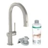 Hansgrohe Aqittura M91 - Grifo De Fregadero Con Caño Extraíble Y Filtración, Aspecto De Acero Inoxidable 76801800 -Blanco 93583a7663f08c3f5605c882
