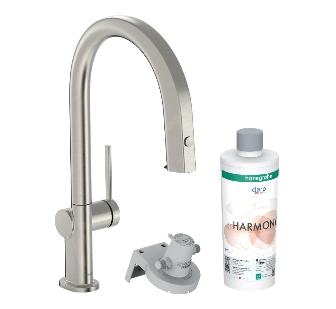 Hansgrohe Aqittura M91 - Grifo De Fregadero Con Caño Extraíble Y Filtración, Aspecto De Acero Inoxidable 76801800 3 Hansgrohe Aqittura M91 - Grifo De Fregadero Con Caño Extraíble Y Filtración, Aspecto De Acero Inoxidable 76801800