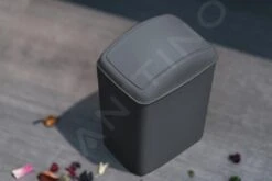 Aqualine Accesorios - Cubo De Basura Soft, 5 L, Antracita TRN-187-04 -Blanco 9546568397529d1a2cdedfd7