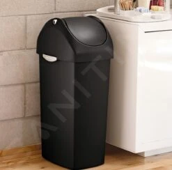 Simplehuman Cubos De Basura - Cubo De Basura 60 L, Negro CW1333 -Blanco 969392269ba4532151e2ba25