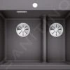 Blanco Pleon 6 Split - Fregadero De Silgranite, 615x510 Mm, Roca Gris 521690