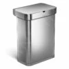 Simplehuman Cubos De Basura - Cubo De Basura Con Apertura Sin Contacto Con Sensor De Voz Y De Movimiento, 58 L, Acero Inoxidable Cepillado ST2031 -Blanco 97389fed3439a455b4fd33d7