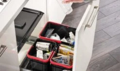 Franke Sortery - Cubo De Basura Integrado 300-45 Trio 121.0150.145 -Blanco 9a061ab322503096dc108629