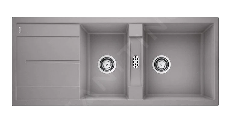 Blanco Metra 8 - Fregadero Silgranite 1160x500 Mm, Aluminio 513063 3 Blanco Metra 8 - Fregadero Silgranite 1160x500 Mm, Aluminio 513063