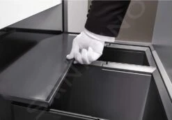 Blanco Flexon II - Cubo De Basura Extraíble, Con Separación, Capacidad 49 L 521471 -Blanco 9c1f4e6c5b93b900132df1fb