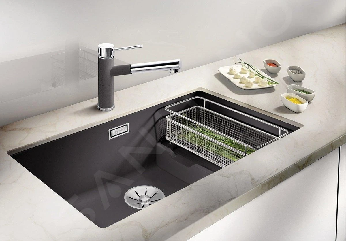 Blanco Accesorios - Cesta Multiusos Para Fregadero Subline, Acero Inoxidable 223297 6 Blanco Accesorios - Cesta Multiusos Para Fregadero Subline, Acero Inoxidable 223297 - Imagen 4