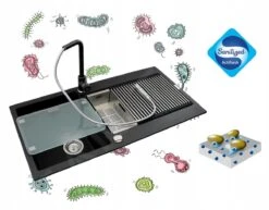 Franke Urban - Fregadero De Fragranite UBG 611-78 BB, 780x500 Mm, Mechas De Arena 114.0652.554 -Blanco PHOTO 228