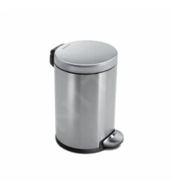 Simplehuman Cubos De Basura - Cubo De Basura 4,5 L, Acero Inoxidable Cepillado CW1852CB -Blanco a1405a3a6644924251df13e4