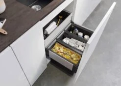 Blanco Select - Cubo De Basura Empotrado, Con Compartimento, 45 L 526209 -Blanco a35edd5d70480648c0cf4eb0