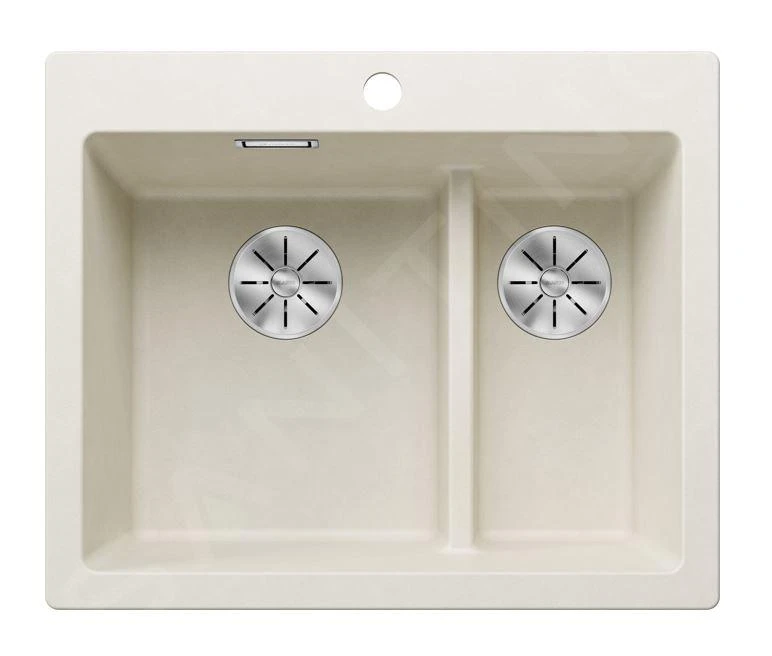 Blanco Pleon 6 Split - Fregadero De Silgranite, 615x510 Mm, InFino, Blanco Suave 527139 3 Blanco Pleon 6 Split - Fregadero De Silgranite, 615x510 Mm, InFino, Blanco Suave 527139