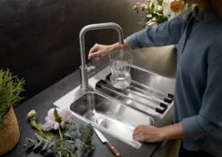 Blanco Jandora - Grifo De Fregadero, Acero Inoxidable Cepillado 526615 -Blanco ad62f2daa0089885d84a2b9f