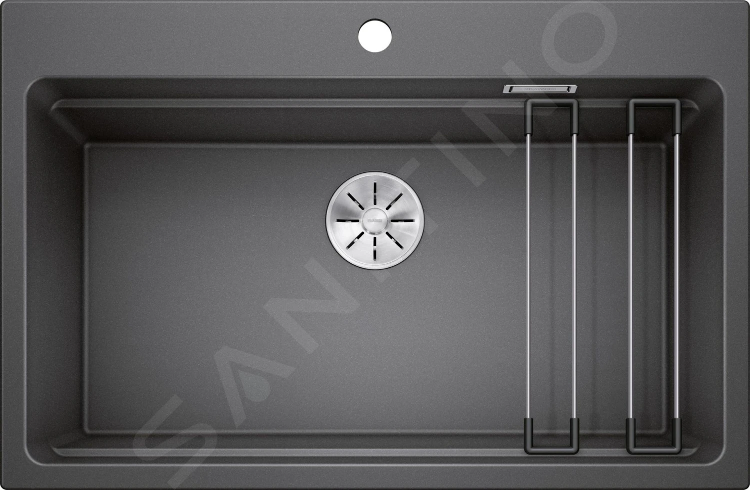 Blanco Etagon 8 - Fregadero De Silgranite, 780x510 Mm, Con Correderas, Antracita 525187 3 Blanco Etagon 8 - Fregadero De Silgranite, 780x510 Mm, Con Correderas, Antracita 525187