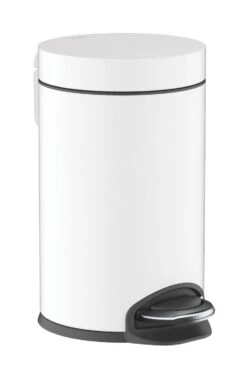 Hansgrohe AddStoris - Cubo De Basura 3 L, Soft Close, Blanco Mate 41775700