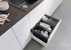 Blanco Flexon II - Papelera Incorporada, Dividida, Volumen 42 L 526644 -Blanco b844ae4ffba8b7cd889e9a14