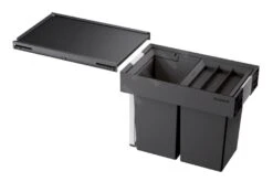 Blanco Flexon II - Papelera Incorporada, Dividida, Volumen 16 L 521467