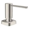 Hansgrohe Accesorios - Dispensador De Jabón Líquido, Acero Inoxidable 40468800 -Blanco bf66aa58f638e7589e97b6e2