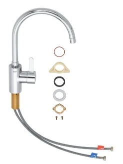 Grohe Eurosmart Cosmopolitan - Grifo De Fregadero, Cromo 32843002 -Blanco c031fd1bdd81e9ebcc27e163