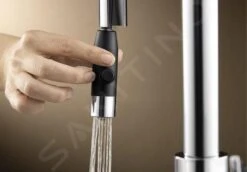 Blanco Carena S - Grifo De Fregadero Con Ducha Extraíble, Negro/cromo 526172 14 Blanco Carena S - Grifo De Fregadero Con Ducha Extraíble, Negro/cromo 526172 -Blanco c17c12686d0ba709acc14b08