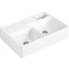 Villeroy & Boch Fregaderos - Fregadero De Cerámica 90x63cm, CeramicPlus, Blanco Nieve 632391KG -Blanco c98d0868fc0c9eab599bea81
