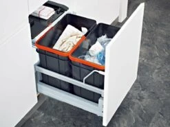 Franke Sortery - Cubo De Basura Integrado 300-45 Duo 121.0150.144 -Blanco ca31d09af57e0d93d2d3f1dd