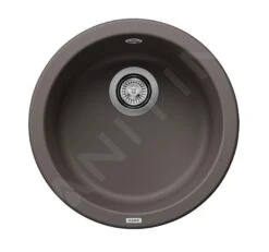 Blanco Rondo - Fregadero De Silgranite, Diámetro 450 Mm, Gris 527240