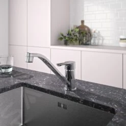 Ideal Standard Alpha - Grifo De Cocina, BlueStart, Cromo BC662AA -Blanco cb870429ac26ff7a7149a9eb