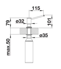 Blanco Accesorios - Dispensador De Detergente, Manganeso 521293 6 Blanco Accesorios - Dispensador De Detergente, Manganeso 521293 -Blanco ce012dcb4b7789c3b7ffb3b2