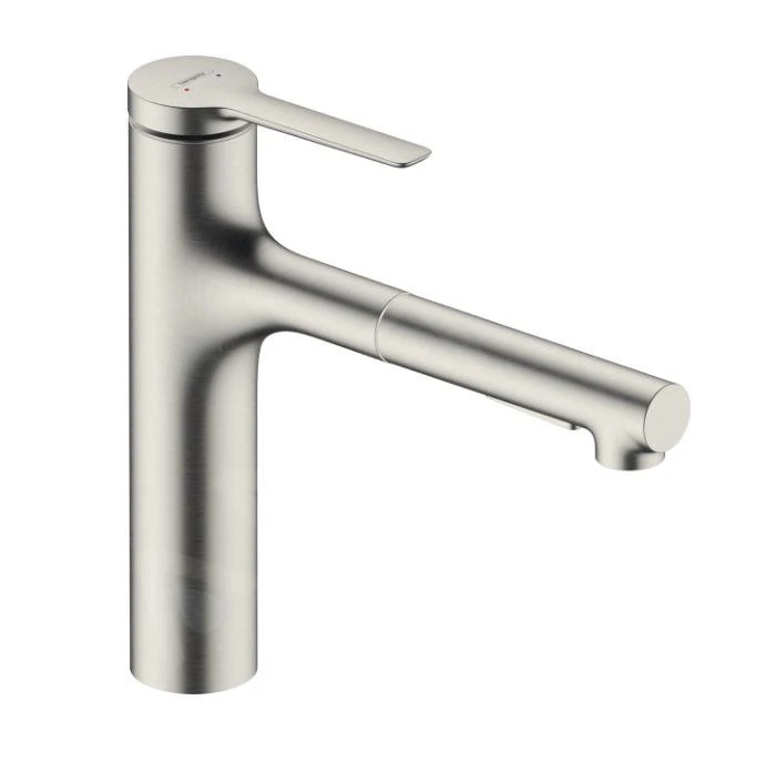 Hansgrohe Zesis M33 - Grifo De Fregadero 160, Con Ducha Extraíble Con Conmutador, Aspecto De Acero Inoxidable 74801800 3 Hansgrohe Zesis M33 - Grifo De Fregadero 160, Con Ducha Extraíble Con Conmutador, Aspecto De Acero Inoxidable 74801800