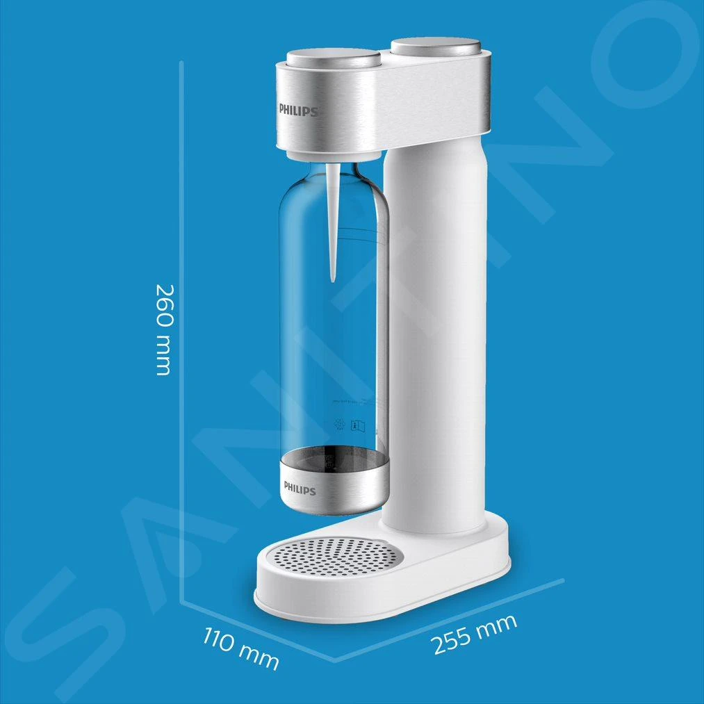 Philips GoZero - Máquina Viva Para Hacer Agua Con Gas, Con Accesorios, Color Blanco ADD4902WH/10 4 Philips GoZero - Máquina Viva Para Hacer Agua Con Gas, Con Accesorios, Color Blanco ADD4902WH/10 - Imagen 2