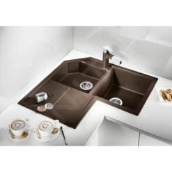 Blanco Metra 9 - Fregadero De Silgranite, 830x830 Mm, Antracita 515576 7 Blanco Metra 9 - Fregadero De Silgranite, 830x830 Mm, Antracita 515576 -Blanco df5bc0eabf484cee8396e92e