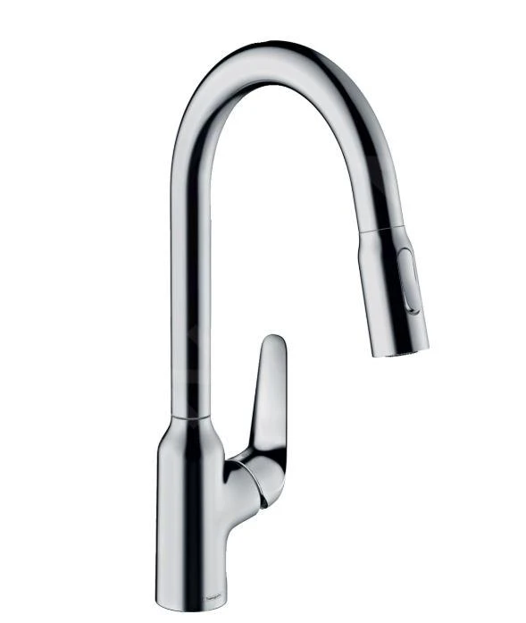Hansgrohe Focus M42 - Grifo De Fregadero M429-H220 Con Ducha Extraíble, Cromo 71800000 3 Hansgrohe Focus M42 - Grifo De Fregadero M429-H220 Con Ducha Extraíble, Cromo 71800000