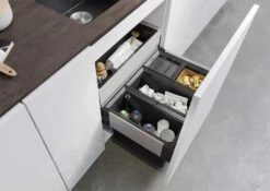 Blanco Select - Cubo De Basura Empotrado, Con Compartimento, Capacidad 42 L 526211 -Blanco e2ff632b91a419c976f712d4