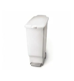 Simplehuman Cubos De Basura - Cubo De Basura Slim 40 L, Blanco CW1362