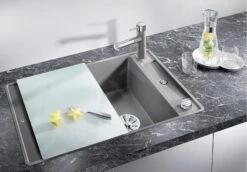 Blanco Axia III 45 - Fregadero De Silgranite, 770x500 Mm, Con Accesorios, InFino, Aluminium 523201 -Blanco e71175afe077502c96d0f3cc