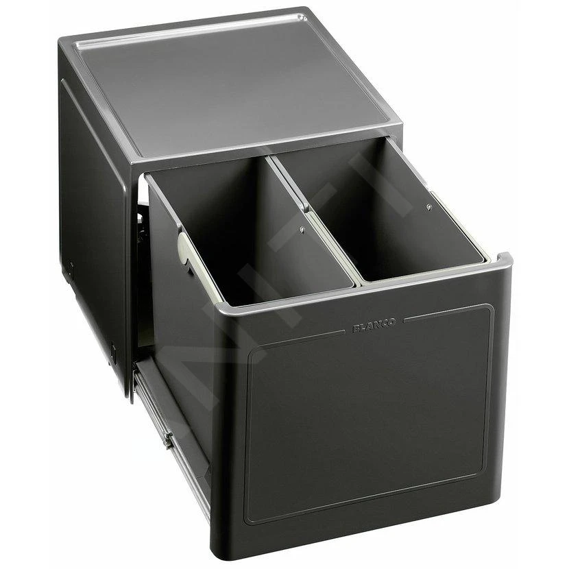 Blanco Botton Pro - Cubo De Basura Extraíble, Con Separación, Capacidad 26 L 517468 3 Blanco Botton Pro - Cubo De Basura Extraíble, Con Separación, Capacidad 26 L 517468