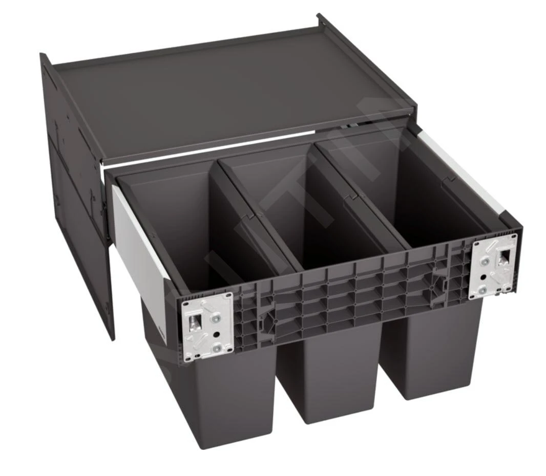 Blanco Select - Cubo De Basura Empotrado, Con Compartimento, 45 L 526204 3 Blanco Select - Cubo De Basura Empotrado, Con Compartimento, 45 L 526204