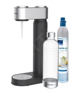 Philips GoZero - Máquina Para Hacer Agua Con Gas Viva, Con Accesorios, Color Negro ADD4902BK/10