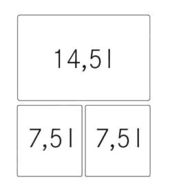 Franke Sortery - Cubo De Basura Integrado Easysort 450-1-2 121.0494.150 -Blanco ee5554f653658d7008bd4a80