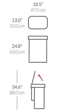 Simplehuman Cubos De Basura - Cubo De Basura Con Apertura Sin Contacto Con Sensor De Voz Y De Movimiento, 58 L, Acero Inoxidable Cepillado ST2031 -Blanco f0fa6d3bb3375a28aebbc1b2