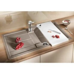 Blanco Metra 5 - Fregadero De Silgranite, 860x500 Mm, Aluminio 513204 -Blanco fa62ba13ea312277ac37e824